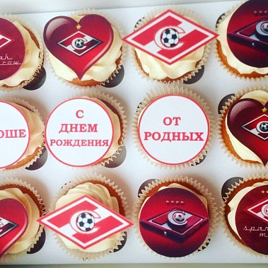 Капкейки "Спартак" купить - омск.сладкоежкин.рф