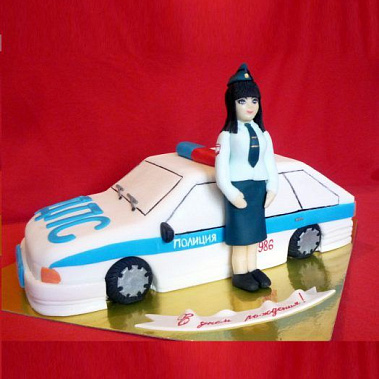 Торт красивый полицейский купить - омск.сладкоежкин.рф